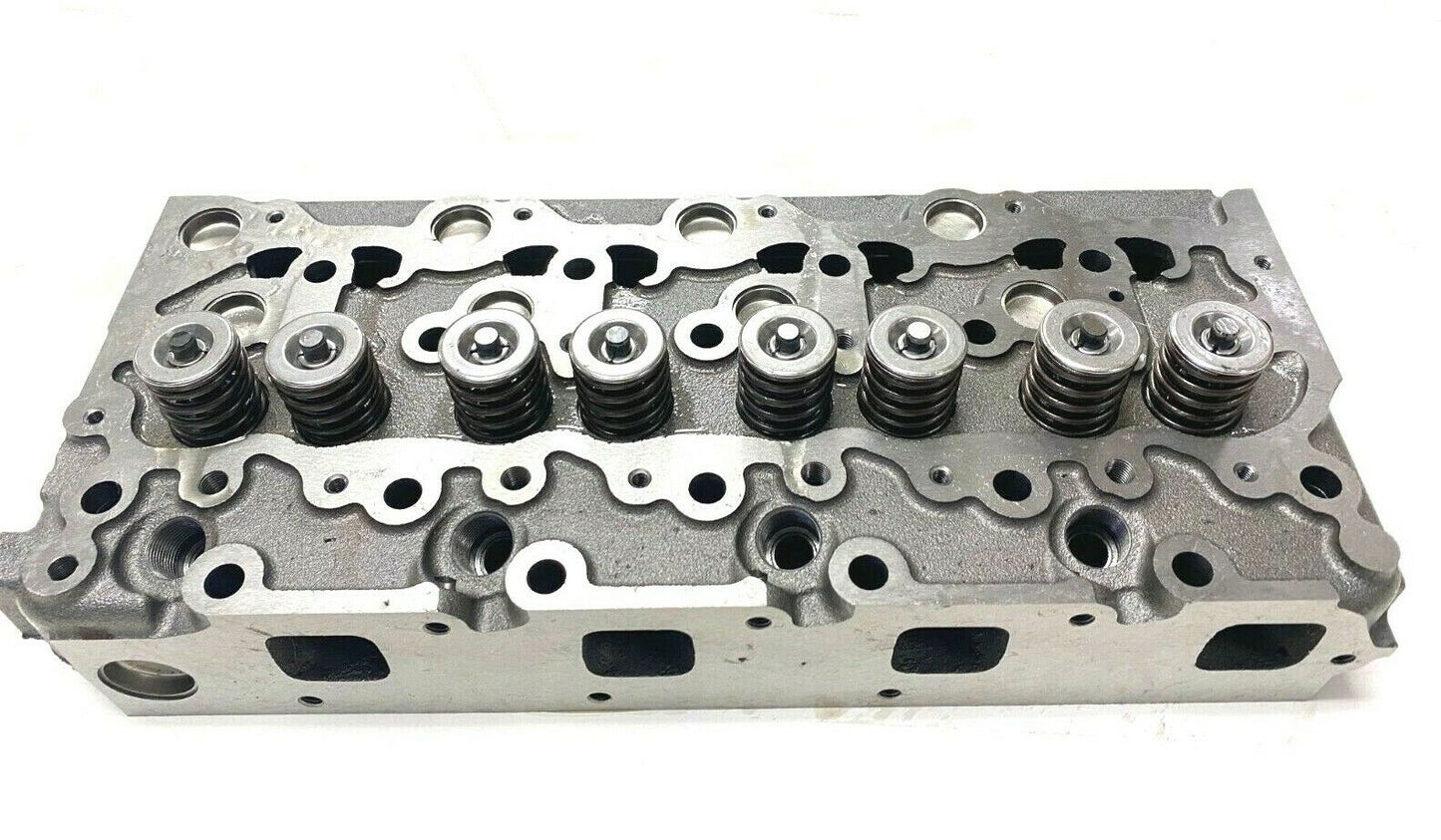 Kubota V2203 Complete Cylinder Head 19077-03048 with Valves and Guides