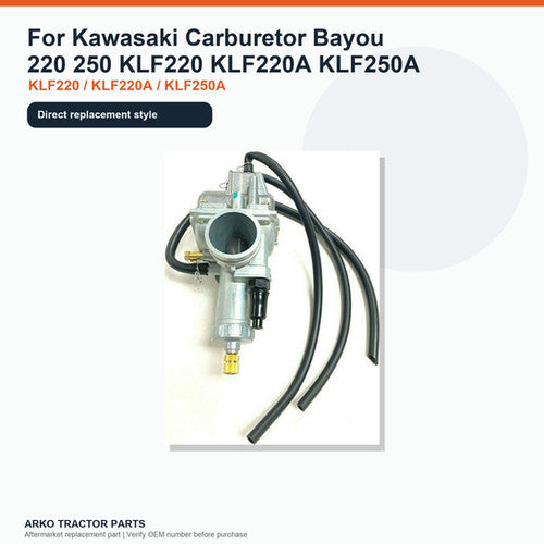 Carburetor for Kawasaki Bayou 220 KLF220 KLF220A, 250 KLF250A