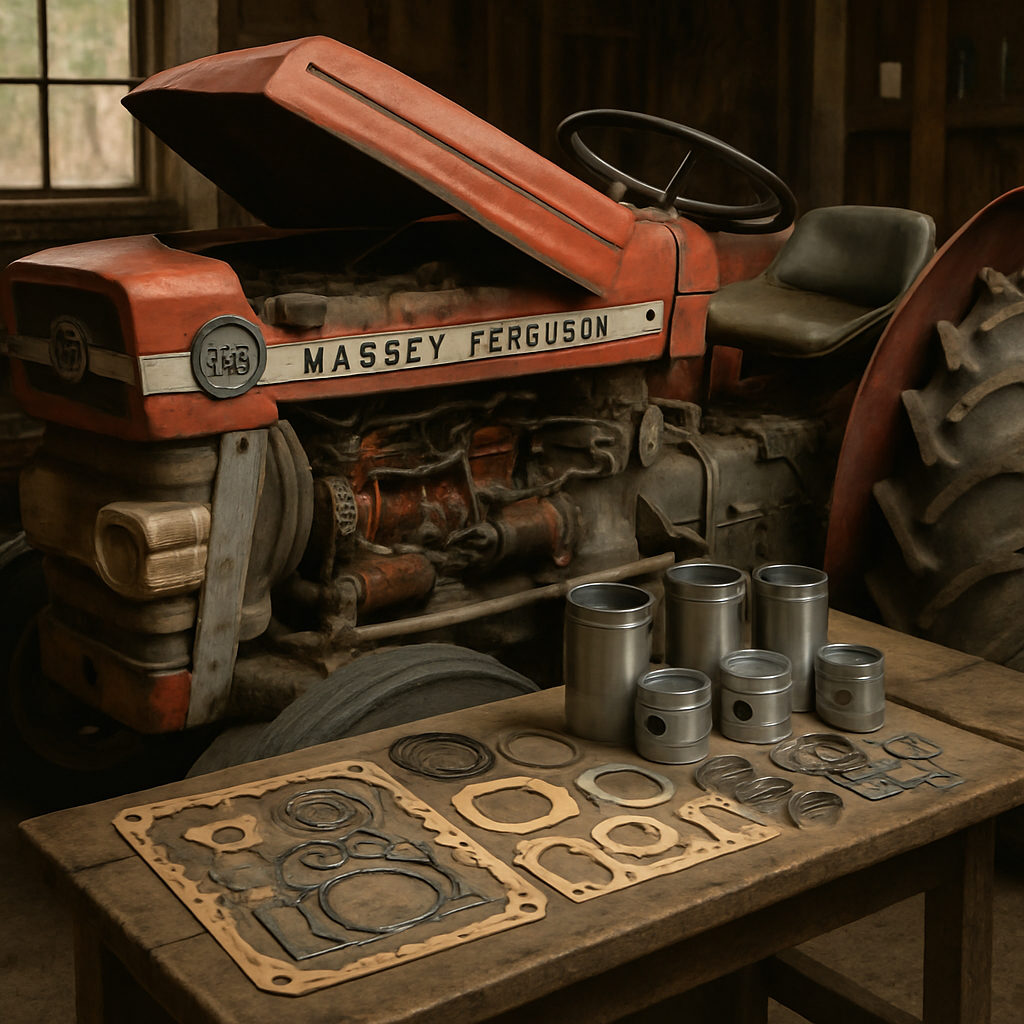 Massey Ferguson 135 Perkins 3.152 rebuild kit for tractor engine overhaul