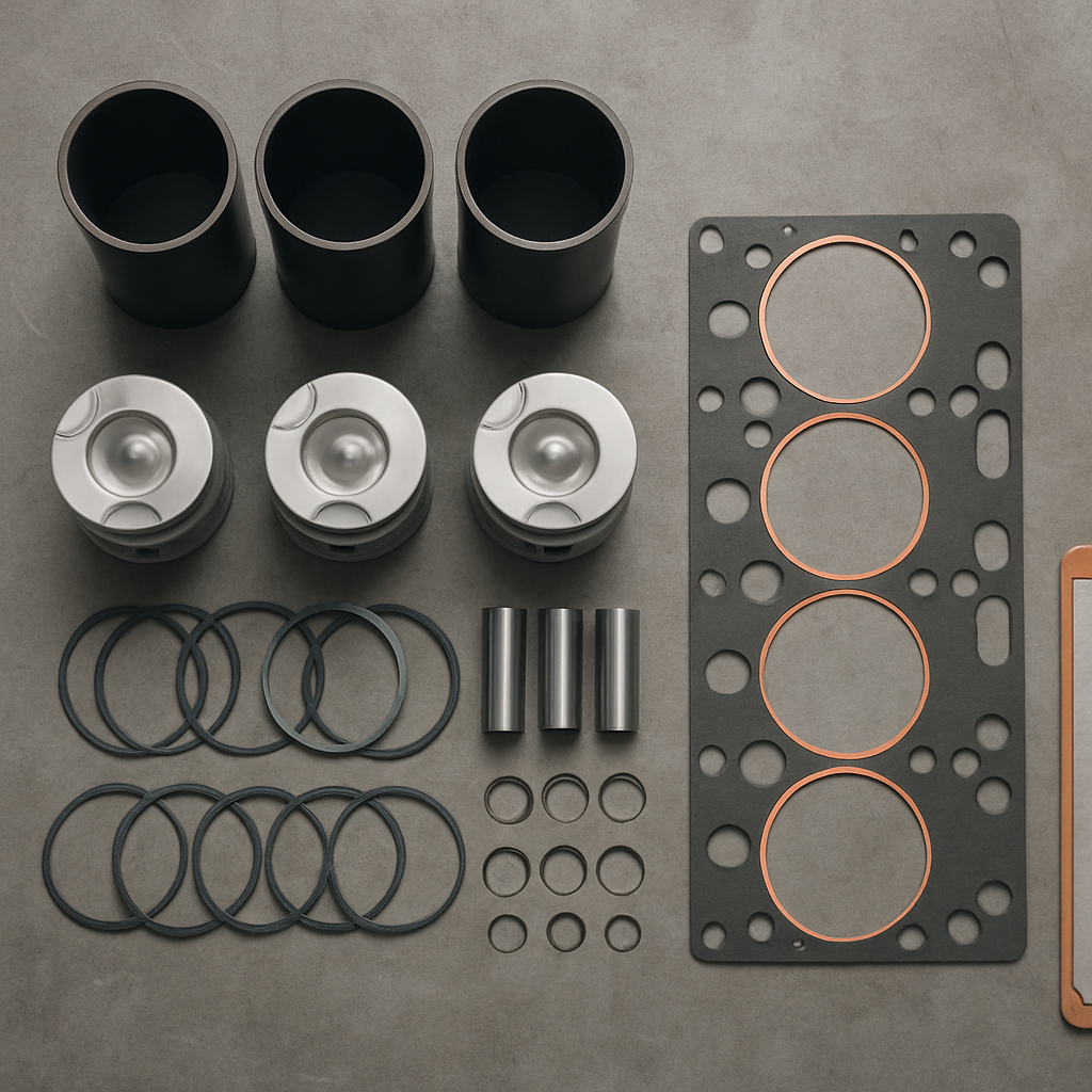 Perkins 4.236 overhaul kit components for diesel engine rebuild