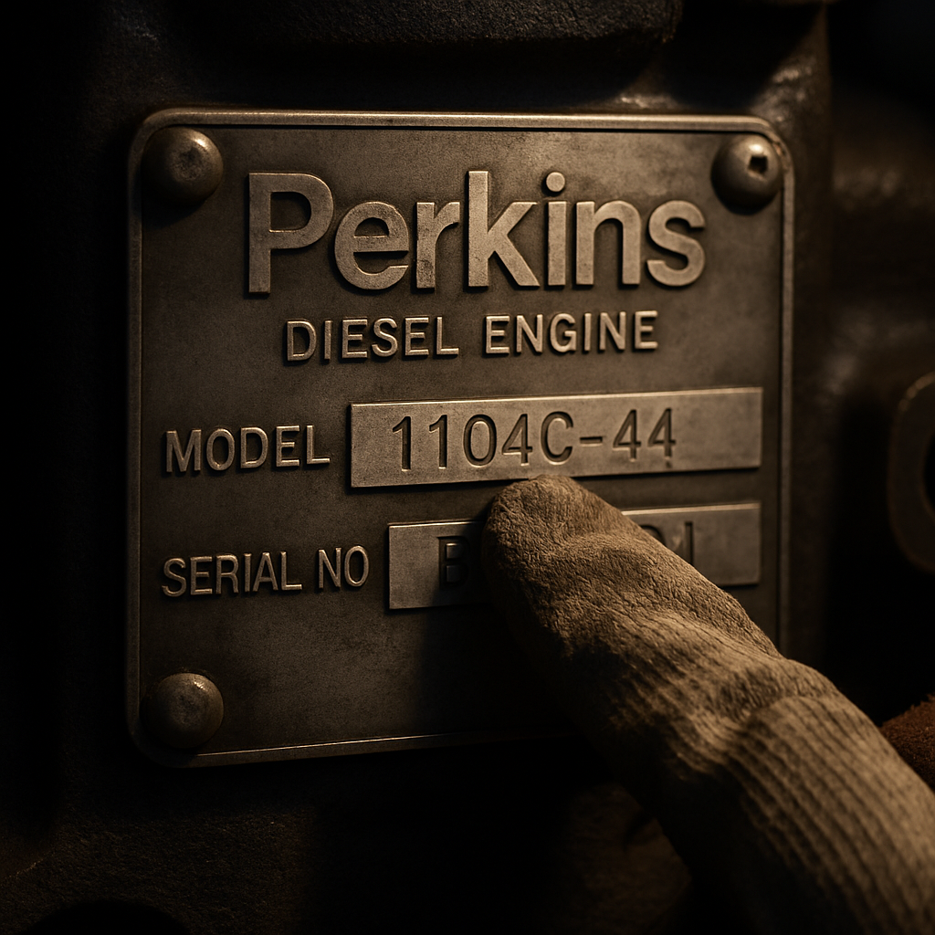 Perkins engine plate field guide for identifying the correct overhaul kit