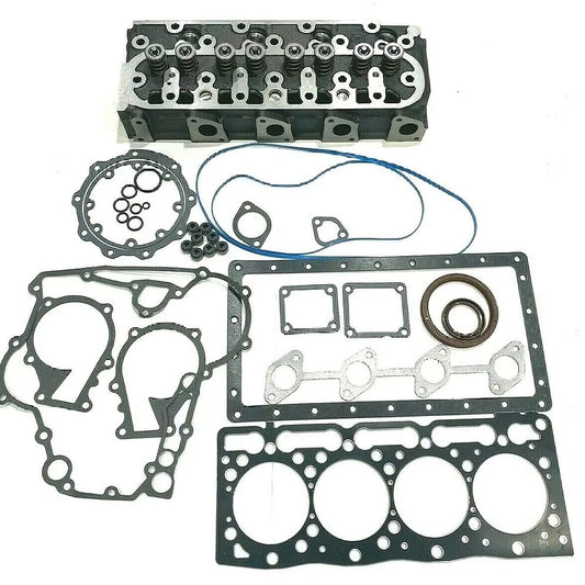 Kubota V1505 Cylinder Head with Full Gasket Set