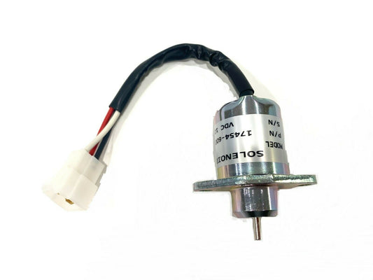 12V Kubota D1105 Fuel Shut Off Solenoid 17454-60010