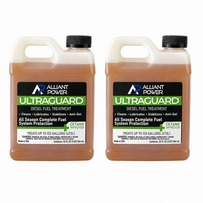 Alliant Power ULTRAGUARD Diesel Fuel Treatment 2 Pack of 64 oz Jugs # AP0503