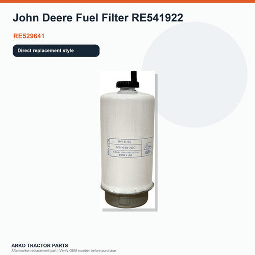 Primary Fuel Filter RE541922 for John Deere