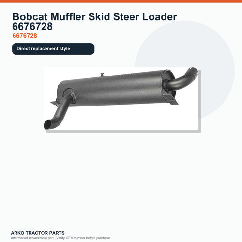Bobcat Muffler Skid Steer Loader 6676728
