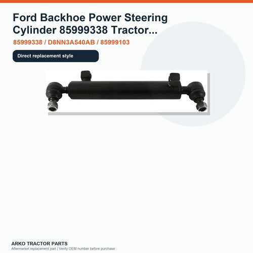 Ford Backhoe Power Steering Cylinder 85999338 Tractor Industrial