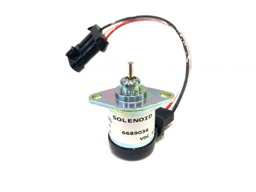 Fuel Shut Off Solenoid For Bobcat Skid Steer T250 T300 T320 S220 S250 6689034