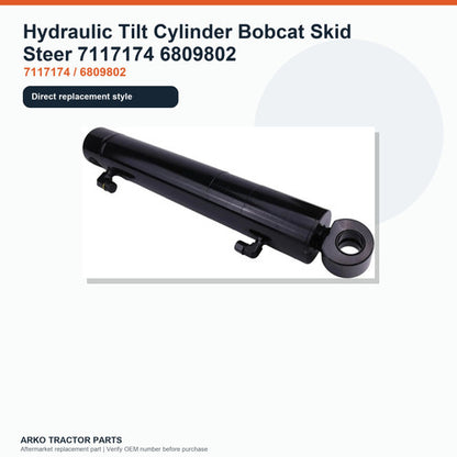 Hydraulic Tilt Cylinder Bobcat Skid Steer 7117174 6809802