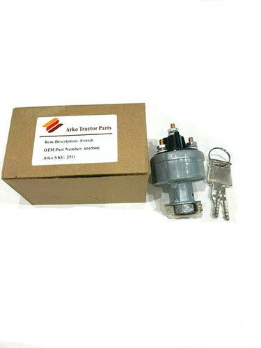 Bobcat Ignition Key Switch 6665606
