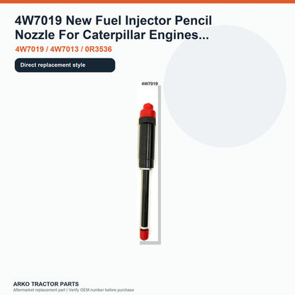 4W7019 New Fuel Injector Pencil Nozzle For Caterpillar Engines 3408 3412 4W7013