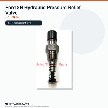 Ford 8N Hydraulic Pressure Relief Valve
