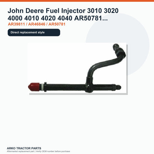 John Deere Fuel Injector 3010 3020 4000 4010 4020 4040 AR50781 20494