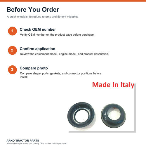 10453R Stanadyne Roosa Master Drive seals QTY 2