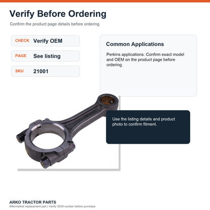 Perkins Shibaura Connecting Rod N844T N844 115026251