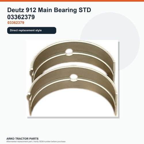 Deutz 912 Main Bearing STD 03362379