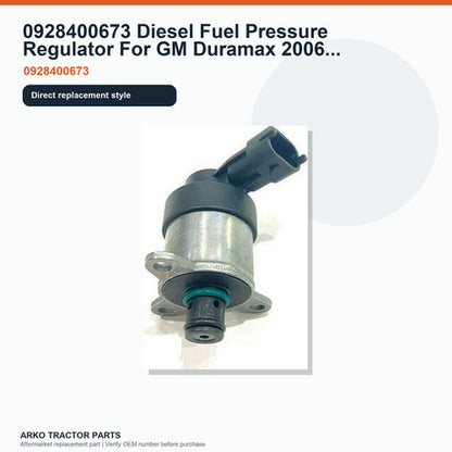 0928400673 Diesel Fuel Pressure Regulator For GM Duramax 2006 2010
