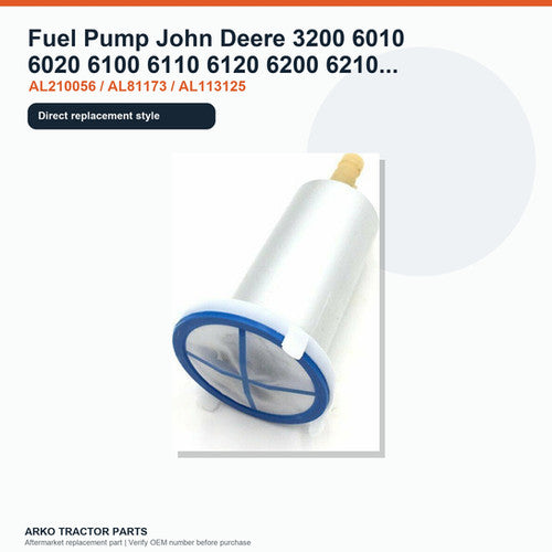 Fuel Pump AL78405 AL210056 for John Deere 6010 6110 6210 6500