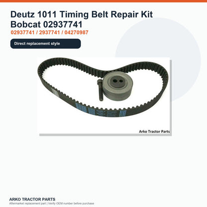 Deutz 1011 Timing Belt Repair Kit Bobcat 02937741