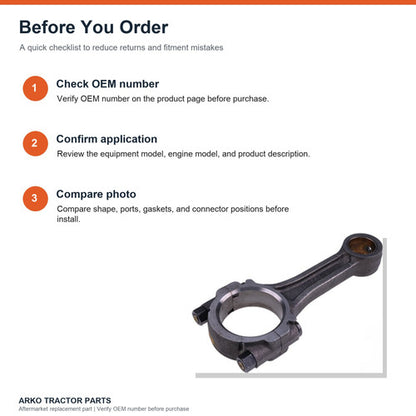Perkins Shibaura Connecting Rod N844T N844 115026251