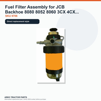 Fuel Filter Assembly 32/925816 32/925765 for JCB 2CX 3CX 4CX 5CX