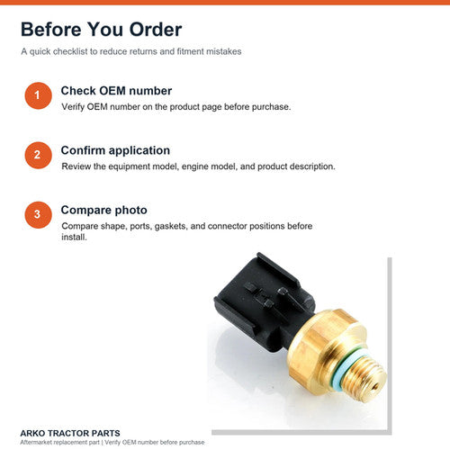 Oil Pressure Sensor 4358810 4921517 for Cummins ISX ISM ISX11.9 ISX15 - image 5